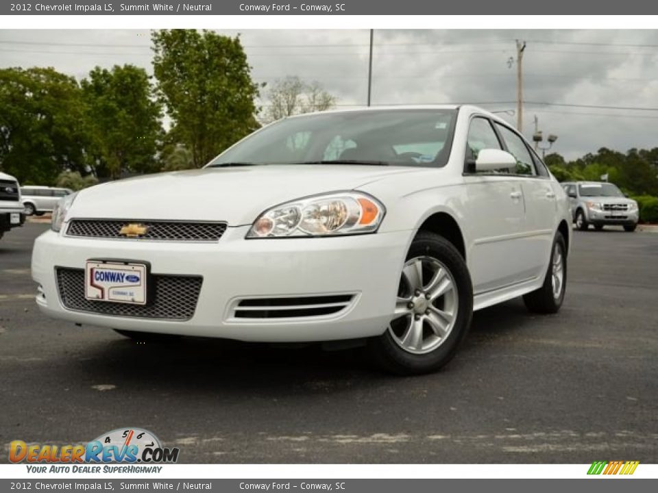 2012 Chevrolet Impala LS Summit White / Neutral Photo #1