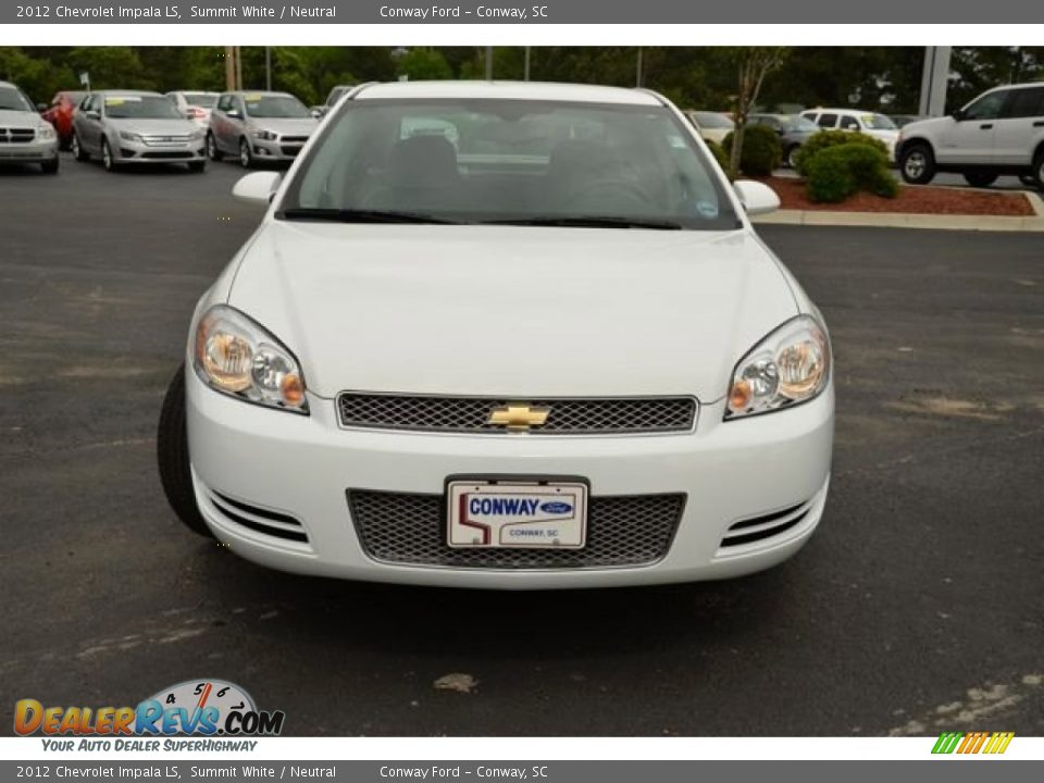 2012 Chevrolet Impala LS Summit White / Neutral Photo #2