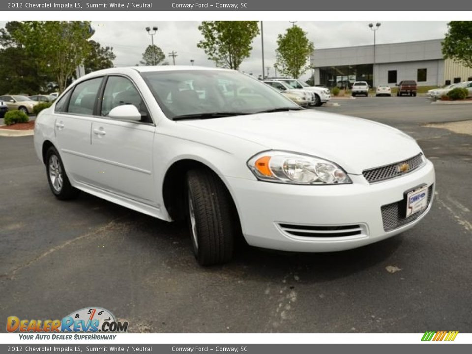 2012 Chevrolet Impala LS Summit White / Neutral Photo #3