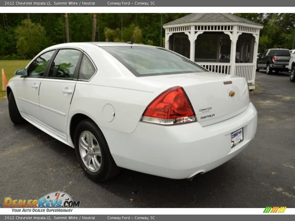 2012 Chevrolet Impala LS Summit White / Neutral Photo #7