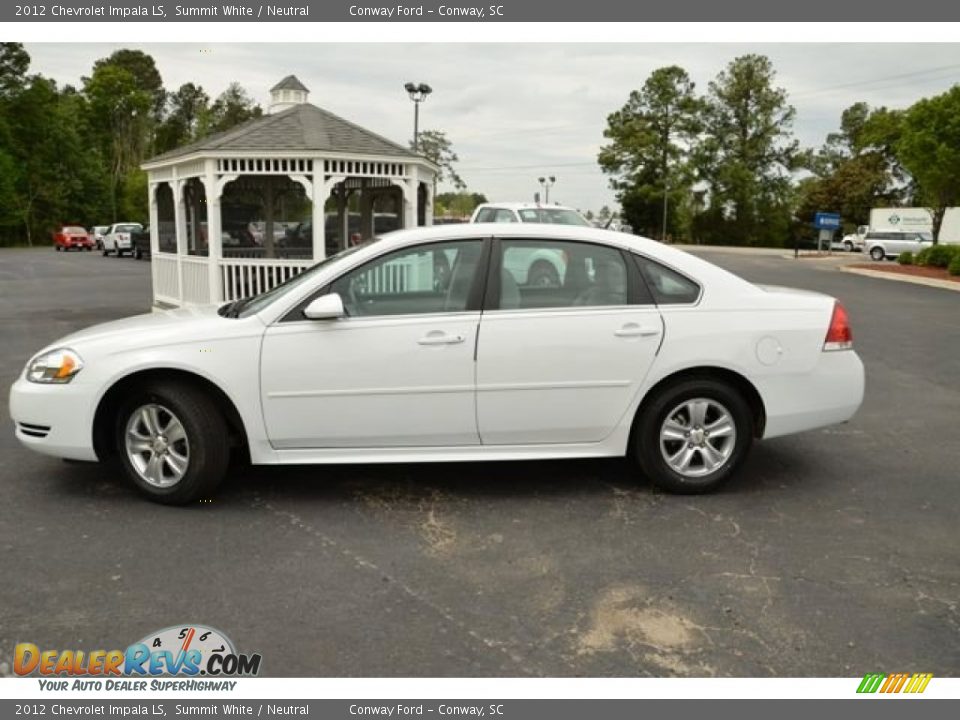 2012 Chevrolet Impala LS Summit White / Neutral Photo #8
