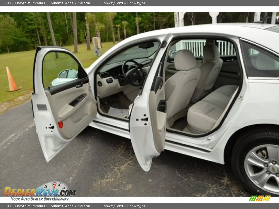 2012 Chevrolet Impala LS Summit White / Neutral Photo #11
