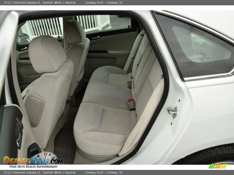 2012 Chevrolet Impala LS Summit White / Neutral Photo #12