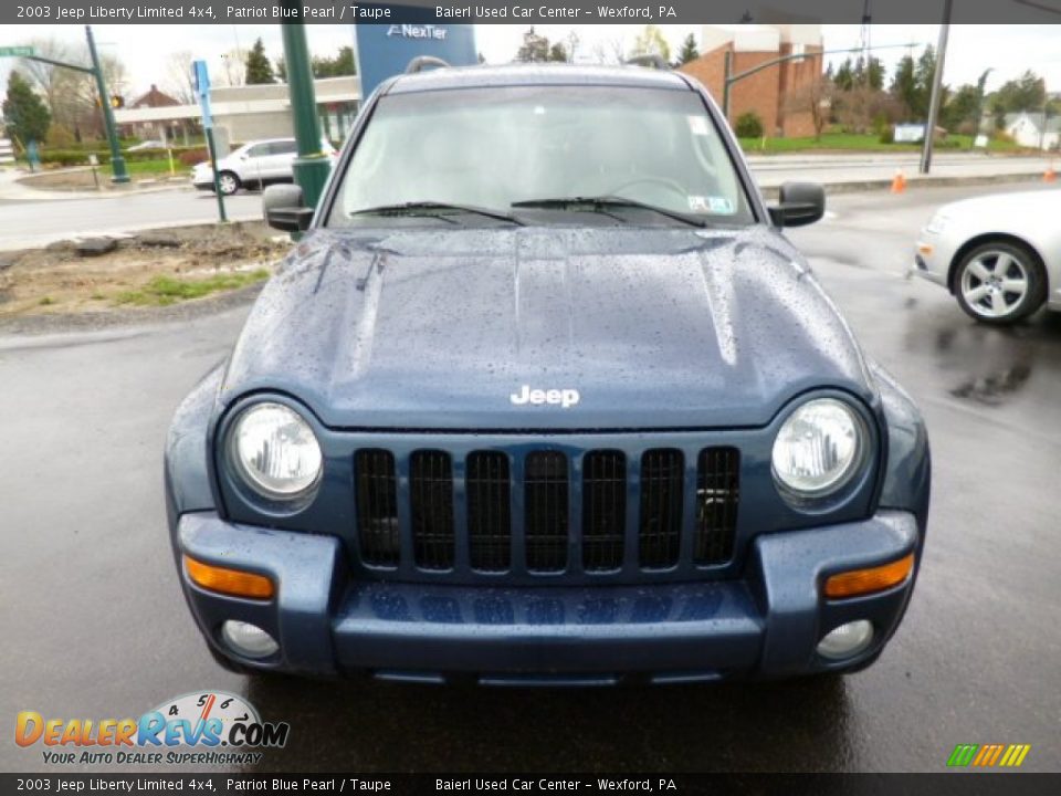 2003 Jeep Liberty Limited 4x4 Patriot Blue Pearl / Taupe Photo #2