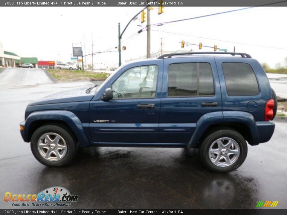 Patriot Blue Pearl 2003 Jeep Liberty Limited 4x4 Photo #4