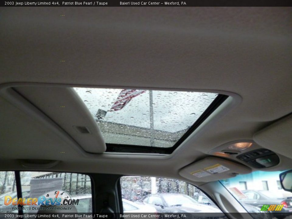 Sunroof of 2003 Jeep Liberty Limited 4x4 Photo #11