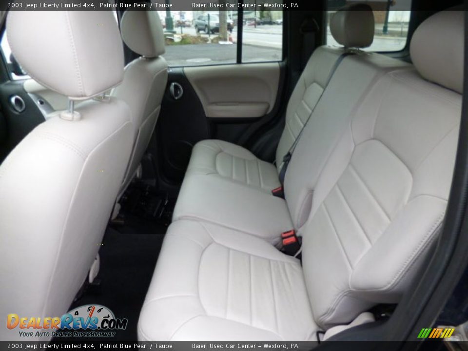 Rear Seat of 2003 Jeep Liberty Limited 4x4 Photo #13