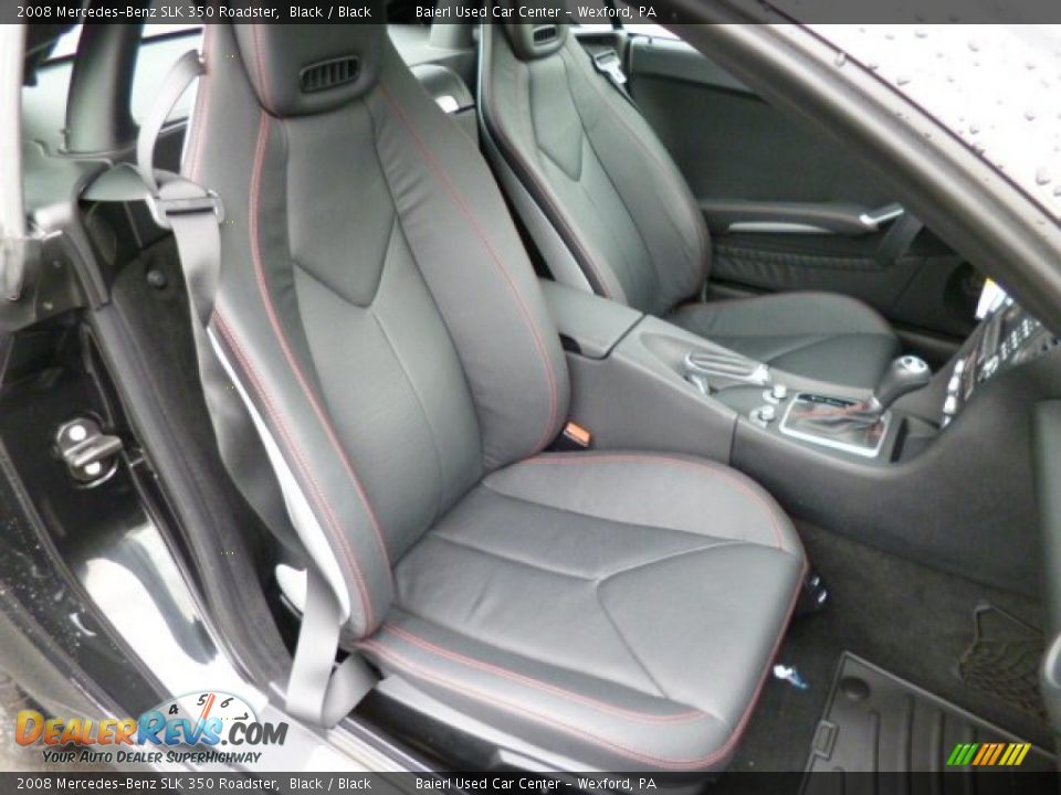Front Seat of 2008 Mercedes-Benz SLK 350 Roadster Photo #12