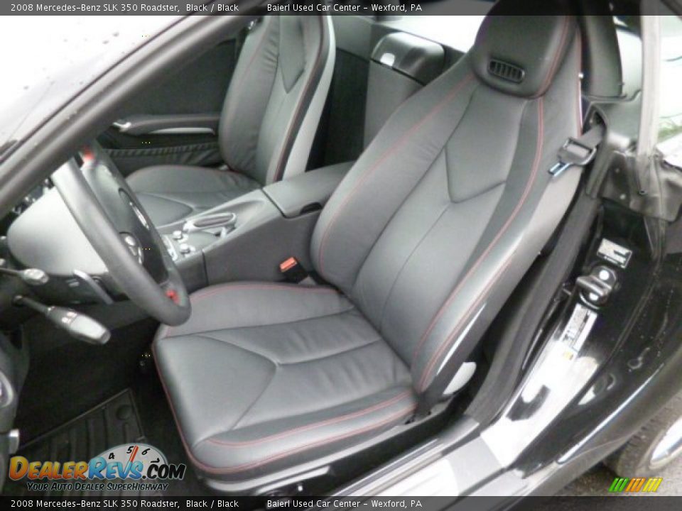 Front Seat of 2008 Mercedes-Benz SLK 350 Roadster Photo #17