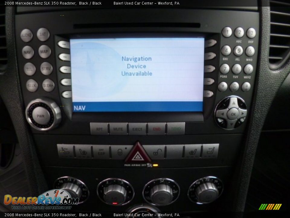 Controls of 2008 Mercedes-Benz SLK 350 Roadster Photo #19