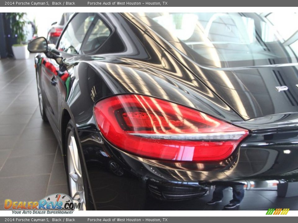 2014 Porsche Cayman S Black / Black Photo #7