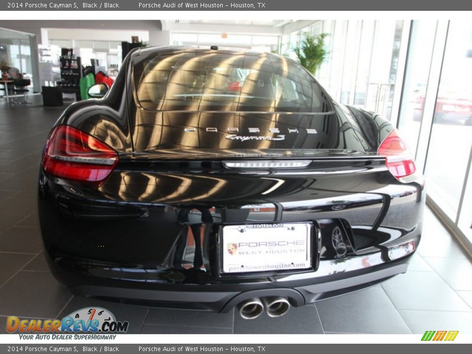 2014 Porsche Cayman S Black / Black Photo #8
