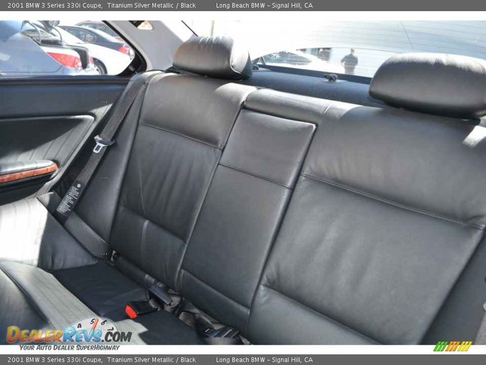 2001 BMW 3 Series 330i Coupe Titanium Silver Metallic / Black Photo #6