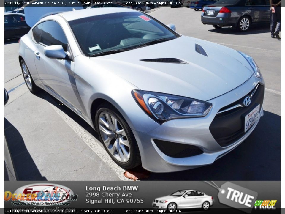 2013 Hyundai Genesis Coupe 2.0T Circuit Silver / Black Cloth Photo #1