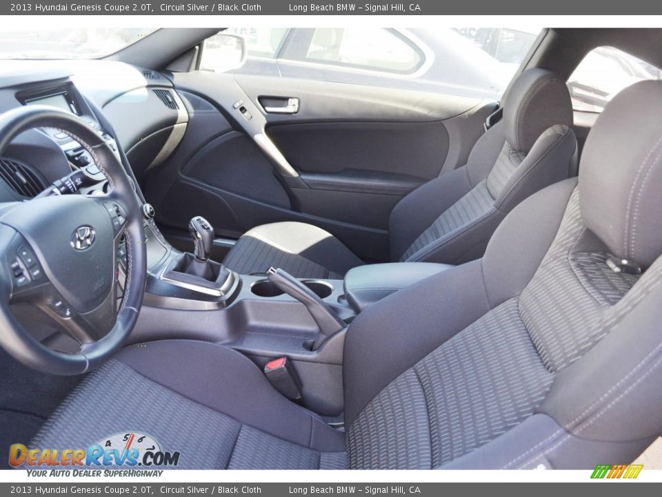 2013 Hyundai Genesis Coupe 2.0T Circuit Silver / Black Cloth Photo #6