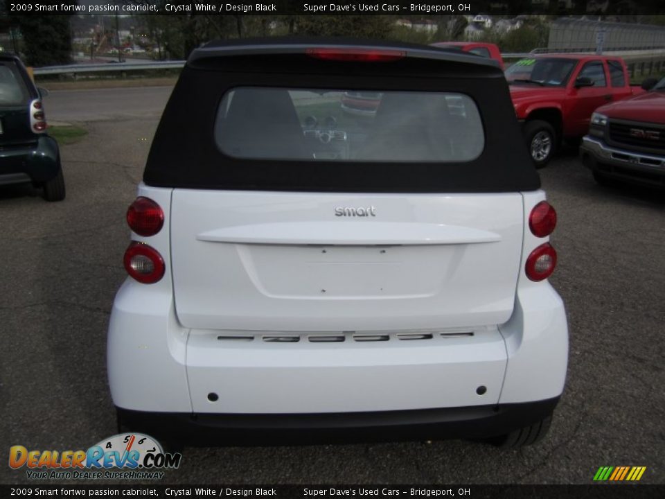 2009 Smart fortwo passion cabriolet Crystal White / Design Black Photo #8