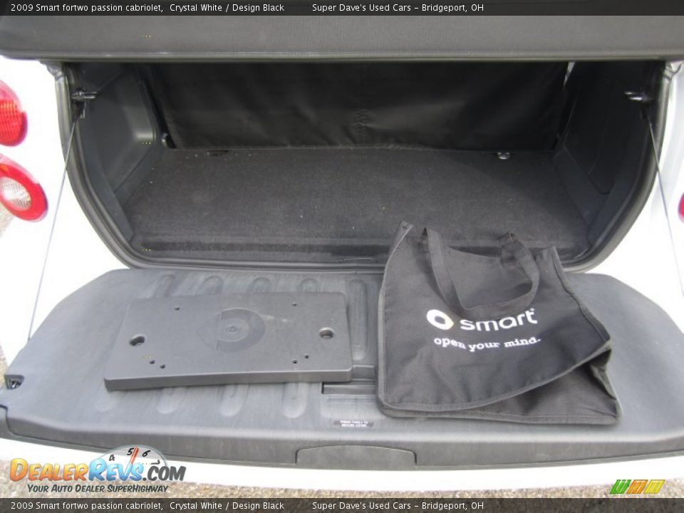 2009 Smart fortwo passion cabriolet Crystal White / Design Black Photo #18