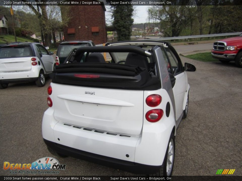 2009 Smart fortwo passion cabriolet Crystal White / Design Black Photo #21