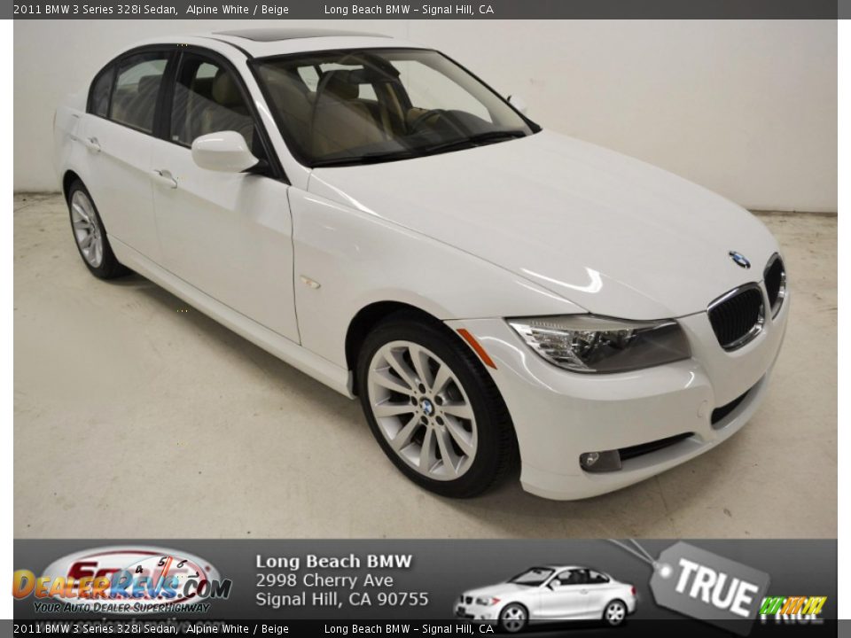 2011 BMW 3 Series 328i Sedan Alpine White / Beige Photo #1