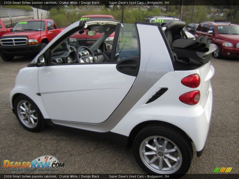 2009 Smart fortwo passion cabriolet Crystal White / Design Black Photo #23