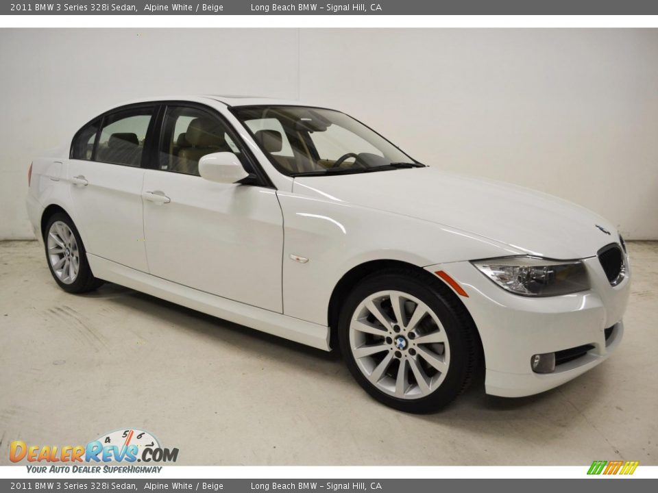 2011 BMW 3 Series 328i Sedan Alpine White / Beige Photo #2