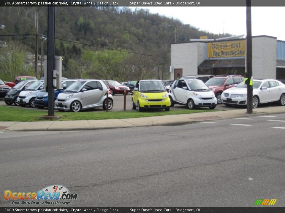 2009 Smart fortwo passion cabriolet Crystal White / Design Black Photo #26