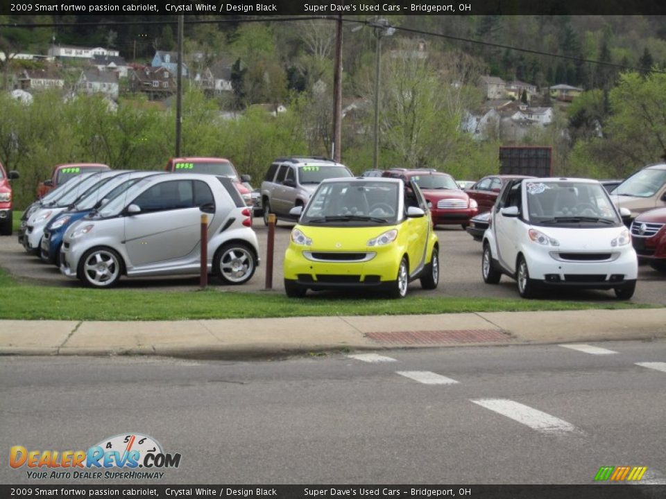 2009 Smart fortwo passion cabriolet Crystal White / Design Black Photo #27