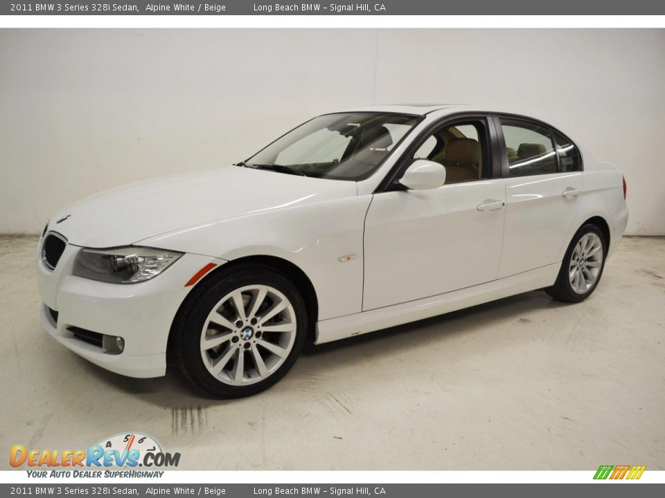 2011 BMW 3 Series 328i Sedan Alpine White / Beige Photo #6