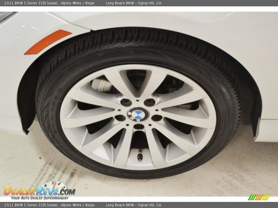 2011 BMW 3 Series 328i Sedan Alpine White / Beige Photo #7