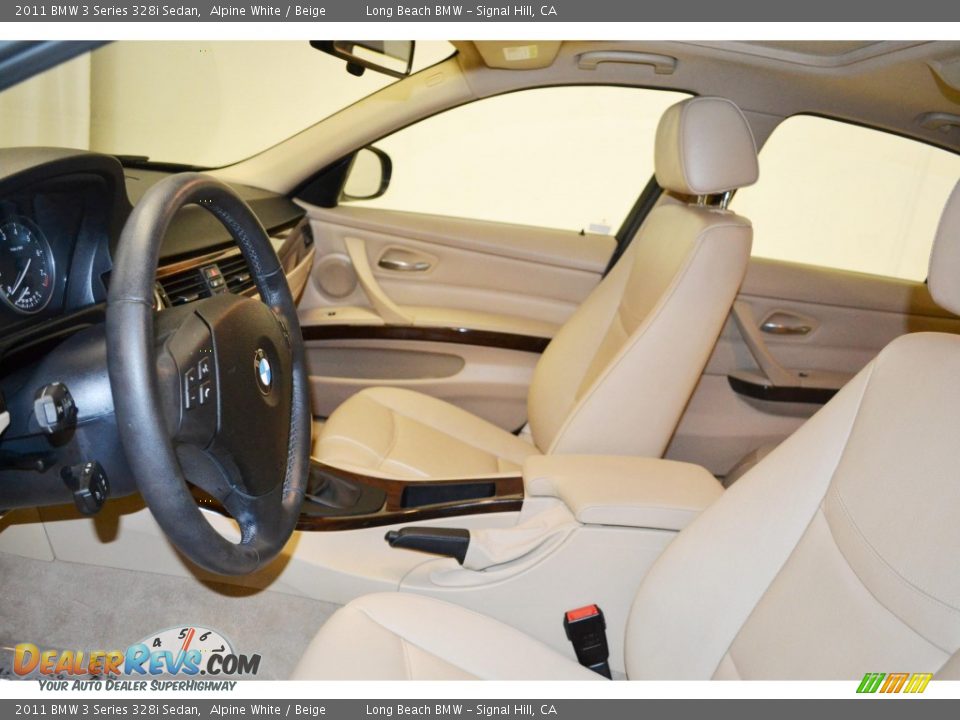 2011 BMW 3 Series 328i Sedan Alpine White / Beige Photo #10