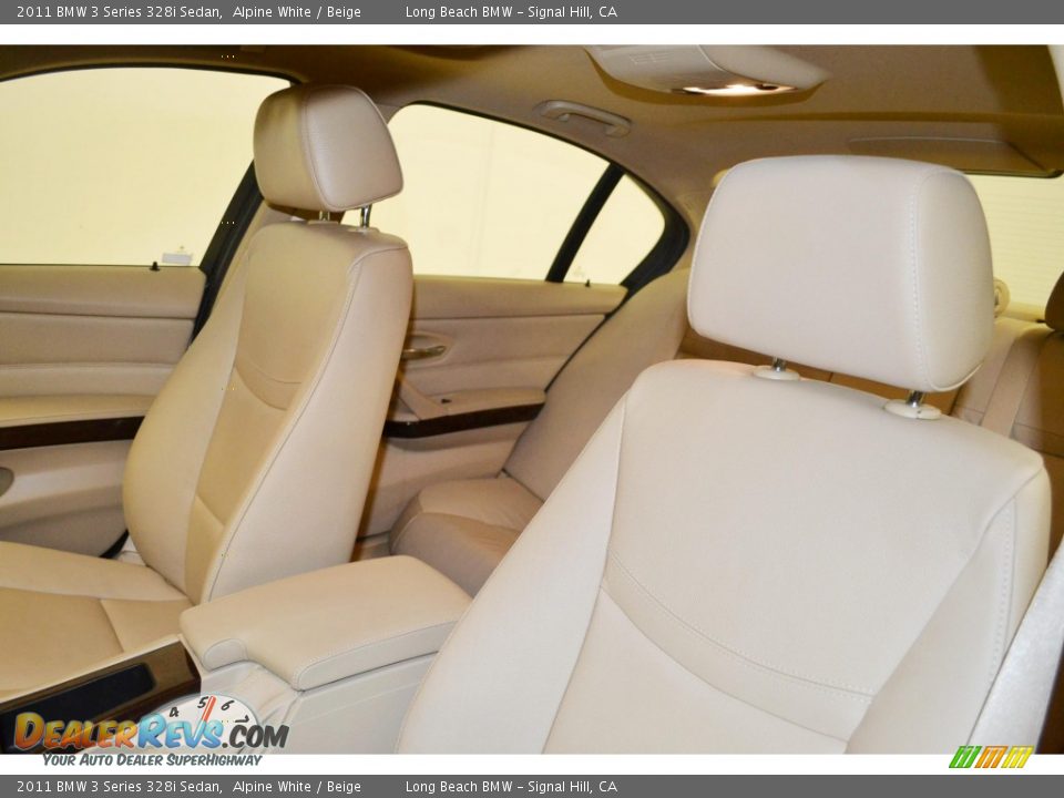 2011 BMW 3 Series 328i Sedan Alpine White / Beige Photo #11