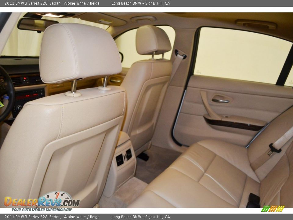 2011 BMW 3 Series 328i Sedan Alpine White / Beige Photo #14