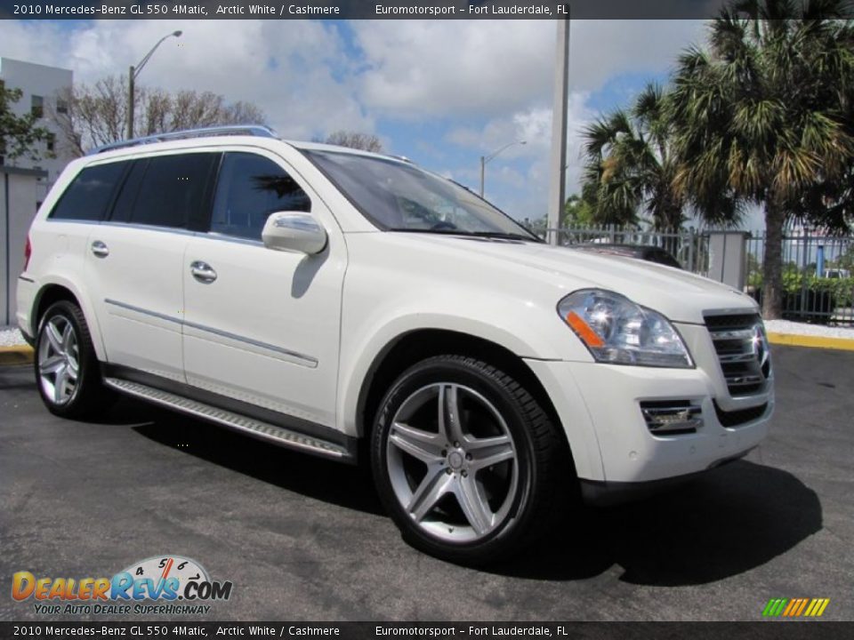 2010 Mercedes-Benz GL 550 4Matic Arctic White / Cashmere Photo #2