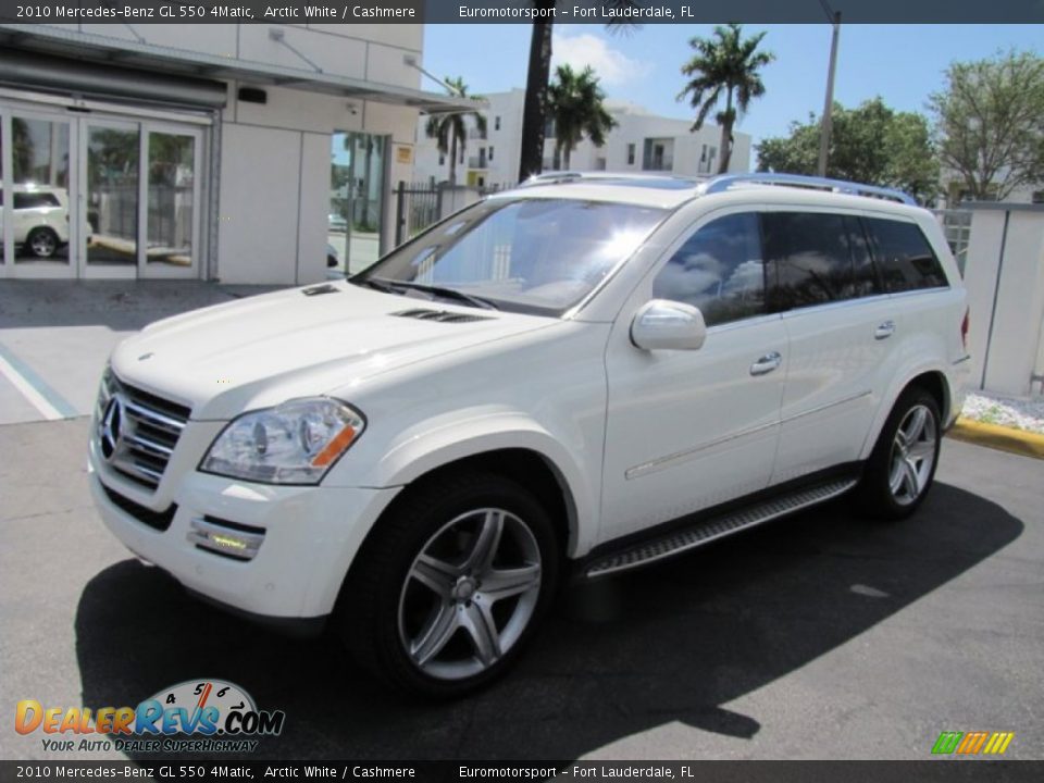 2010 Mercedes-Benz GL 550 4Matic Arctic White / Cashmere Photo #5