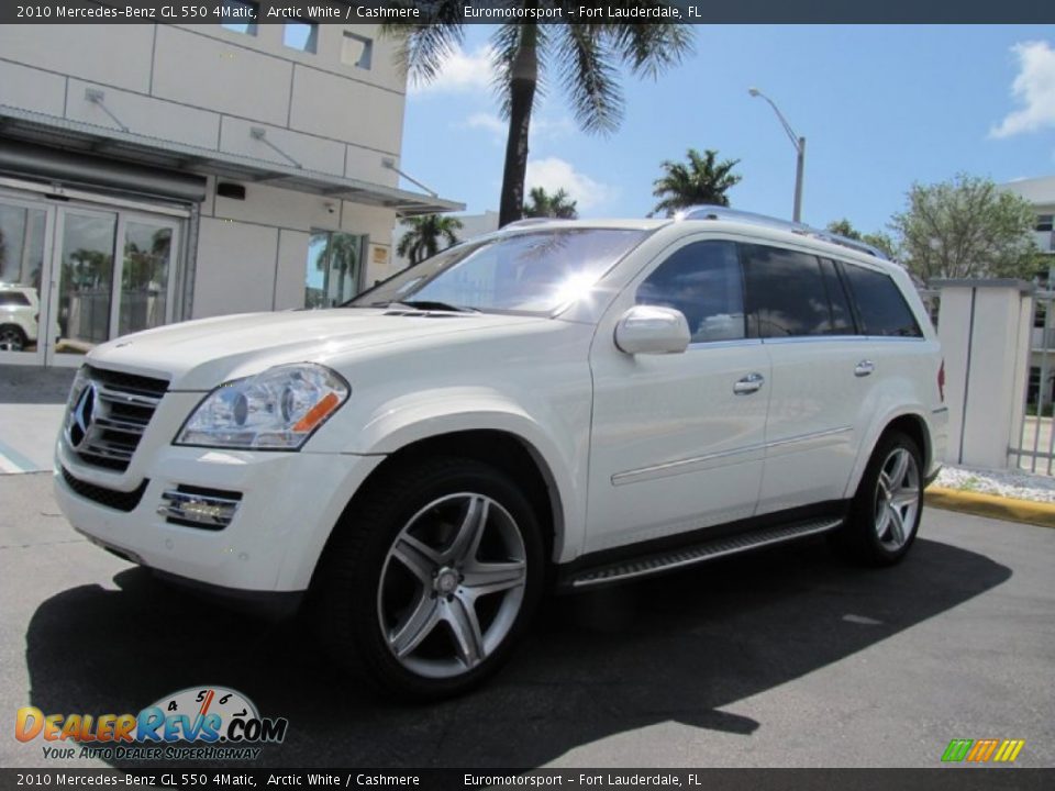 2010 Mercedes-Benz GL 550 4Matic Arctic White / Cashmere Photo #6