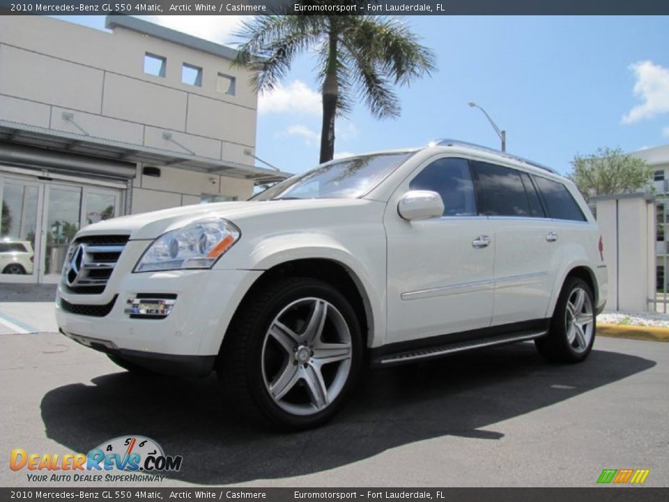 2010 Mercedes-Benz GL 550 4Matic Arctic White / Cashmere Photo #7