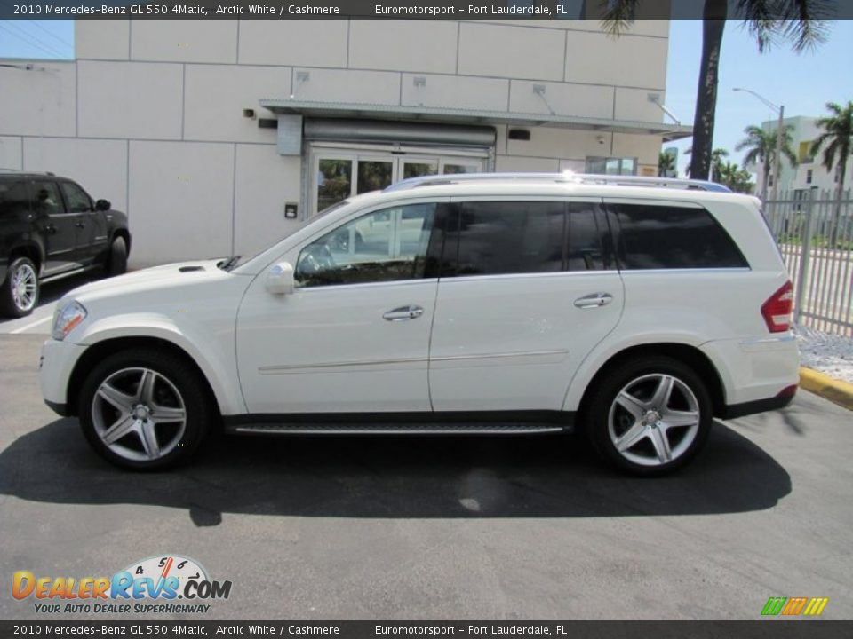 2010 Mercedes-Benz GL 550 4Matic Arctic White / Cashmere Photo #8