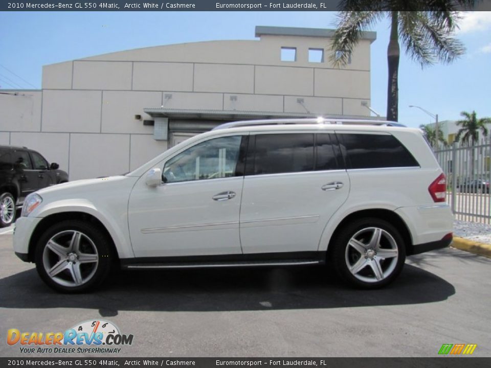 2010 Mercedes-Benz GL 550 4Matic Arctic White / Cashmere Photo #9