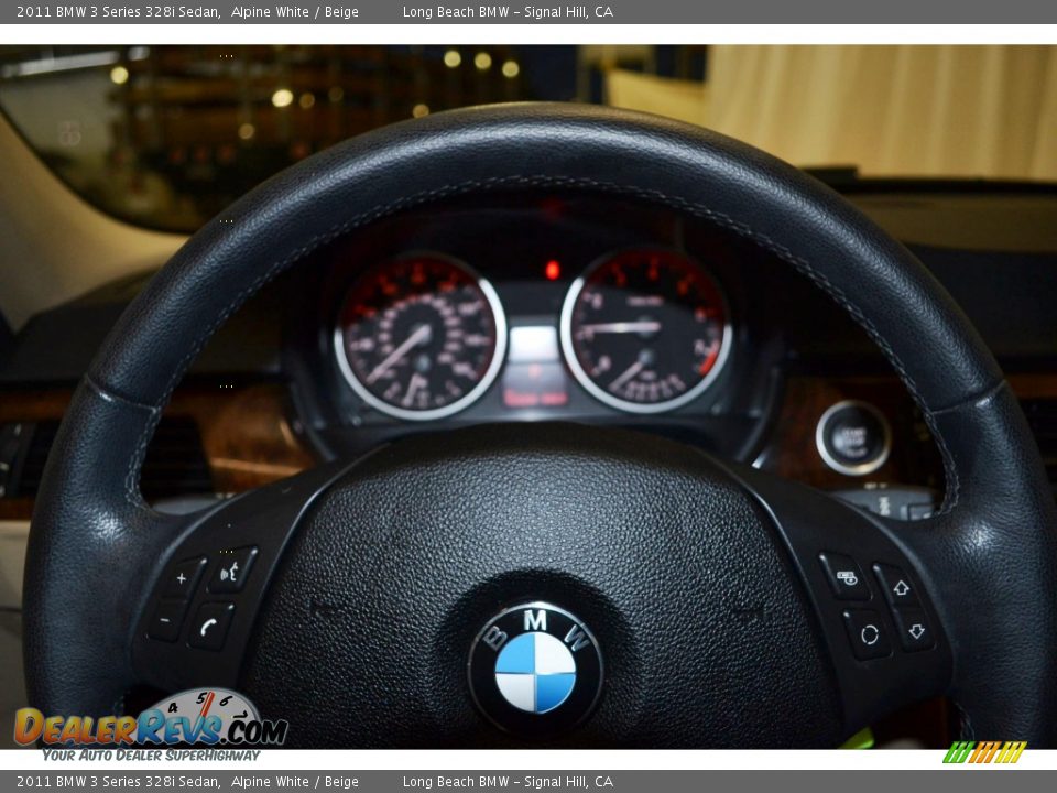 2011 BMW 3 Series 328i Sedan Alpine White / Beige Photo #19