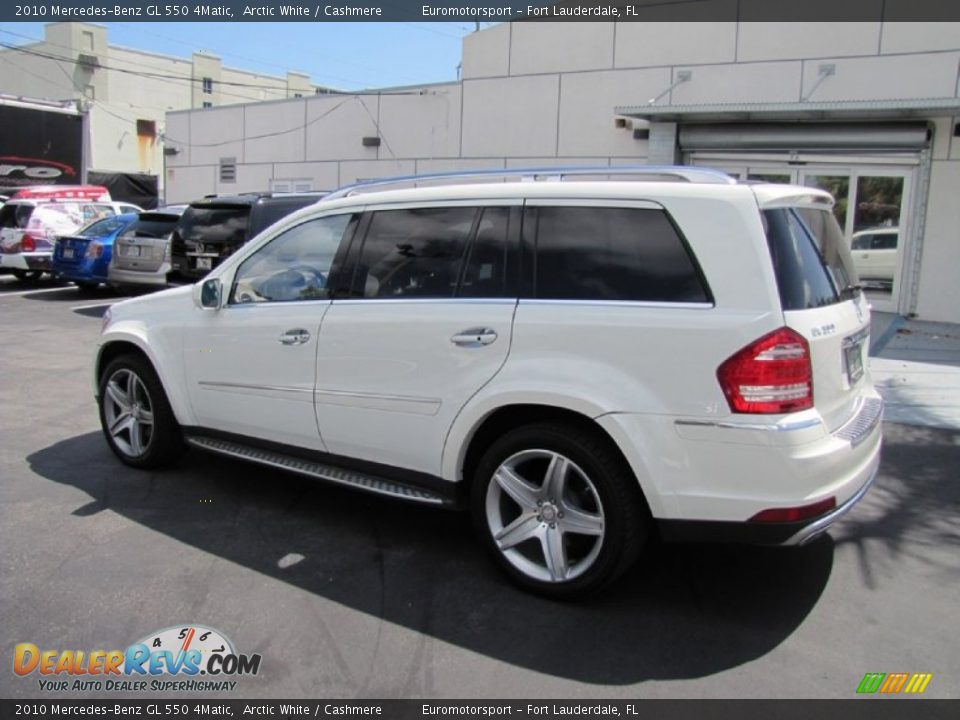 2010 Mercedes-Benz GL 550 4Matic Arctic White / Cashmere Photo #10