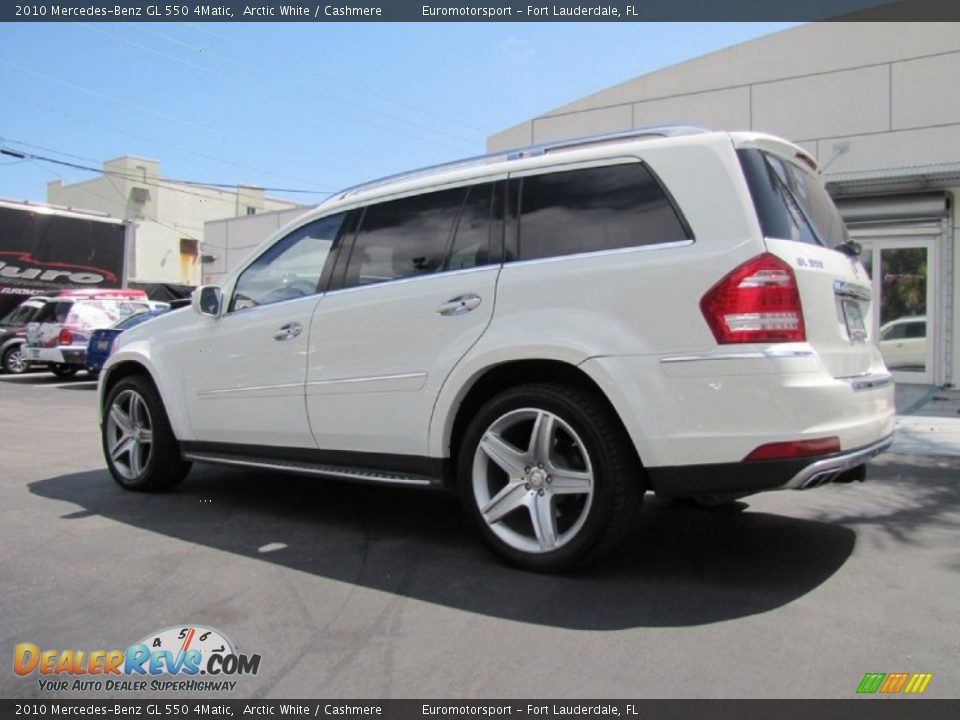 2010 Mercedes-Benz GL 550 4Matic Arctic White / Cashmere Photo #12