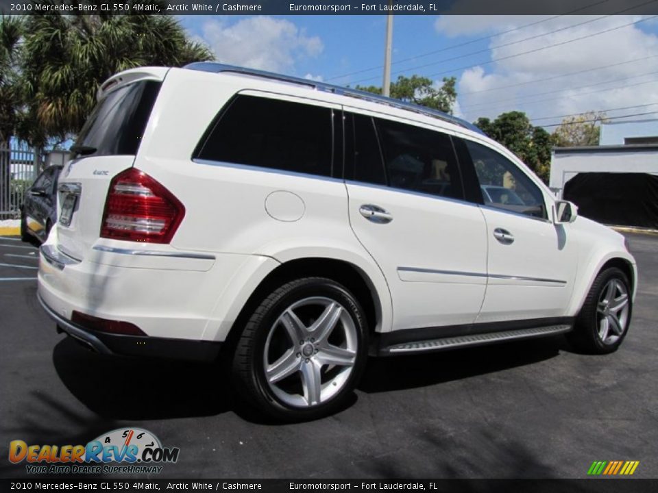 2010 Mercedes-Benz GL 550 4Matic Arctic White / Cashmere Photo #14