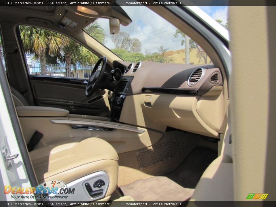 2010 Mercedes-Benz GL 550 4Matic Arctic White / Cashmere Photo #20