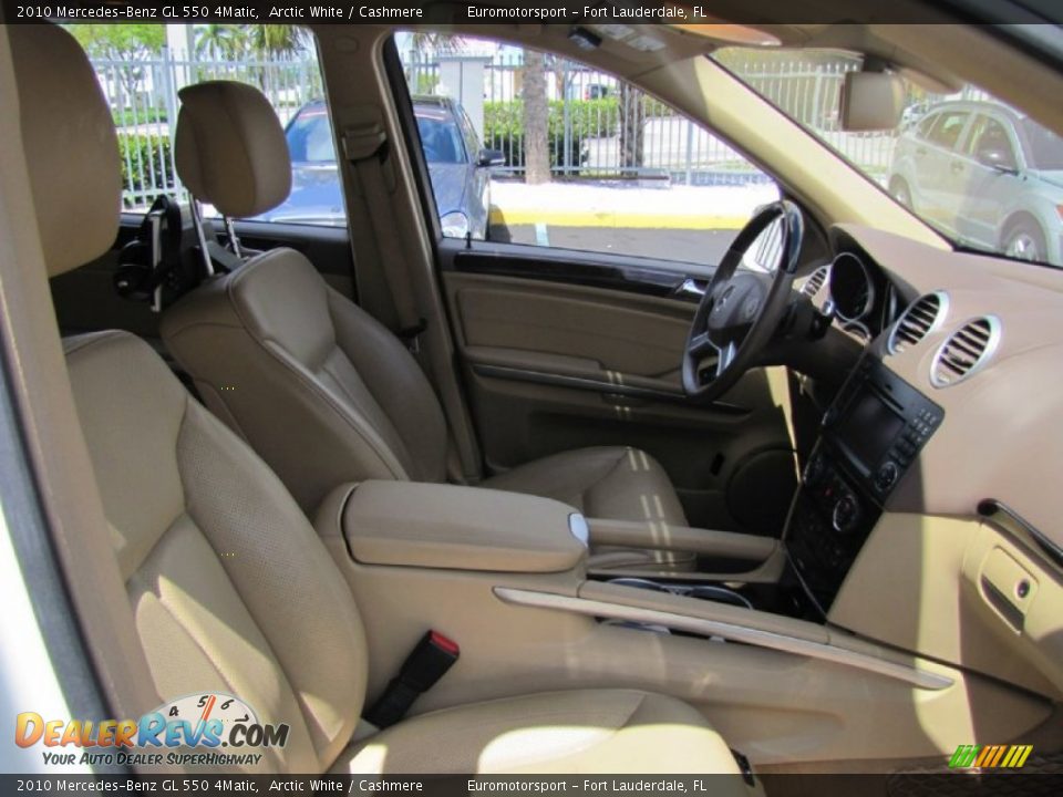2010 Mercedes-Benz GL 550 4Matic Arctic White / Cashmere Photo #21