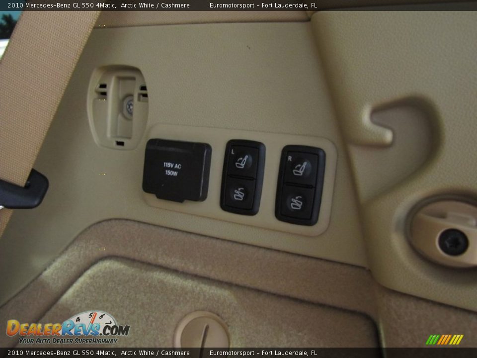 2010 Mercedes-Benz GL 550 4Matic Arctic White / Cashmere Photo #33