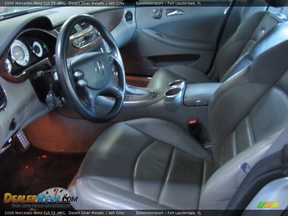 2006 Mercedes-Benz CLS 55 AMG Desert Silver Metallic / Ash Grey Photo #4