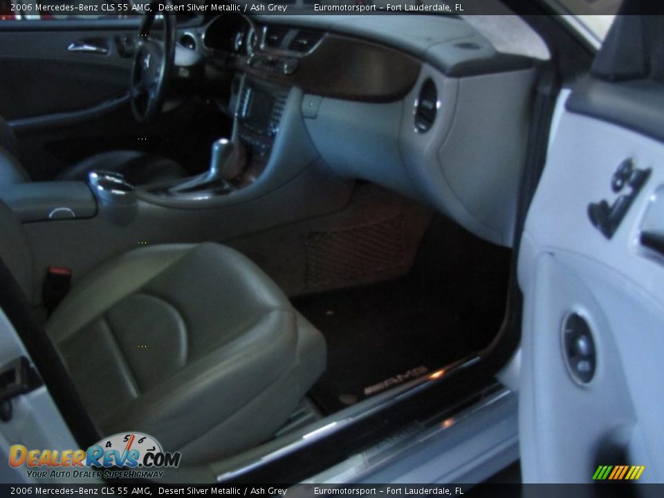 2006 Mercedes-Benz CLS 55 AMG Desert Silver Metallic / Ash Grey Photo #6