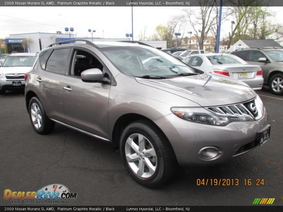 2009 Nissan Murano SL AWD Platinum Graphite Metallic / Black Photo #2