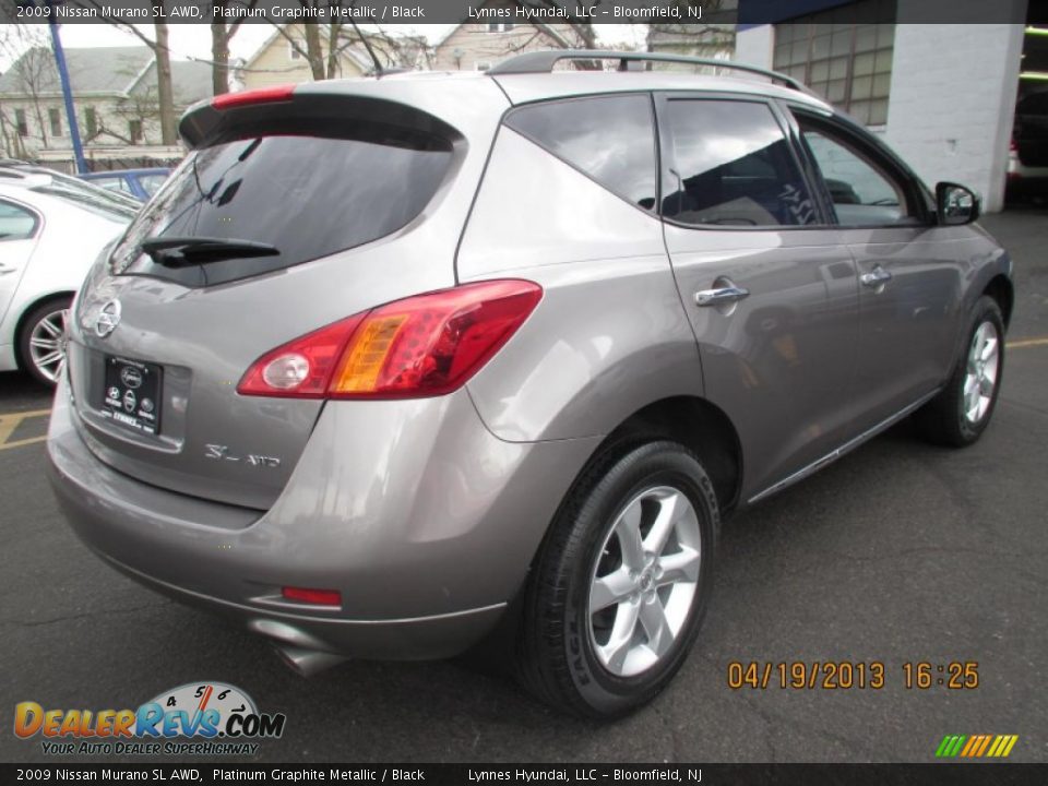 2009 Nissan Murano SL AWD Platinum Graphite Metallic / Black Photo #6