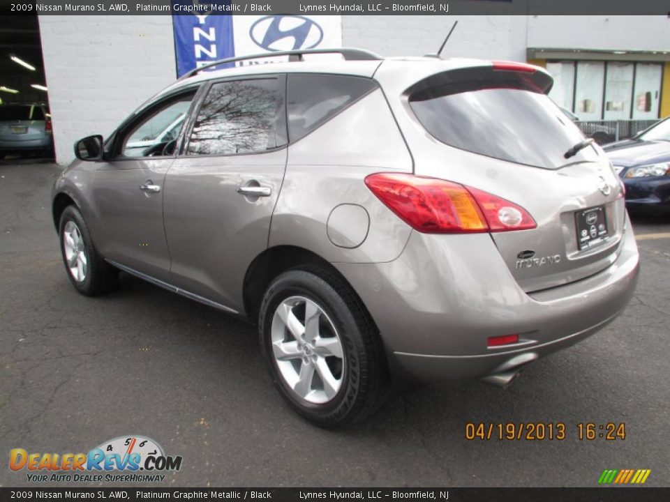 2009 Nissan Murano SL AWD Platinum Graphite Metallic / Black Photo #7